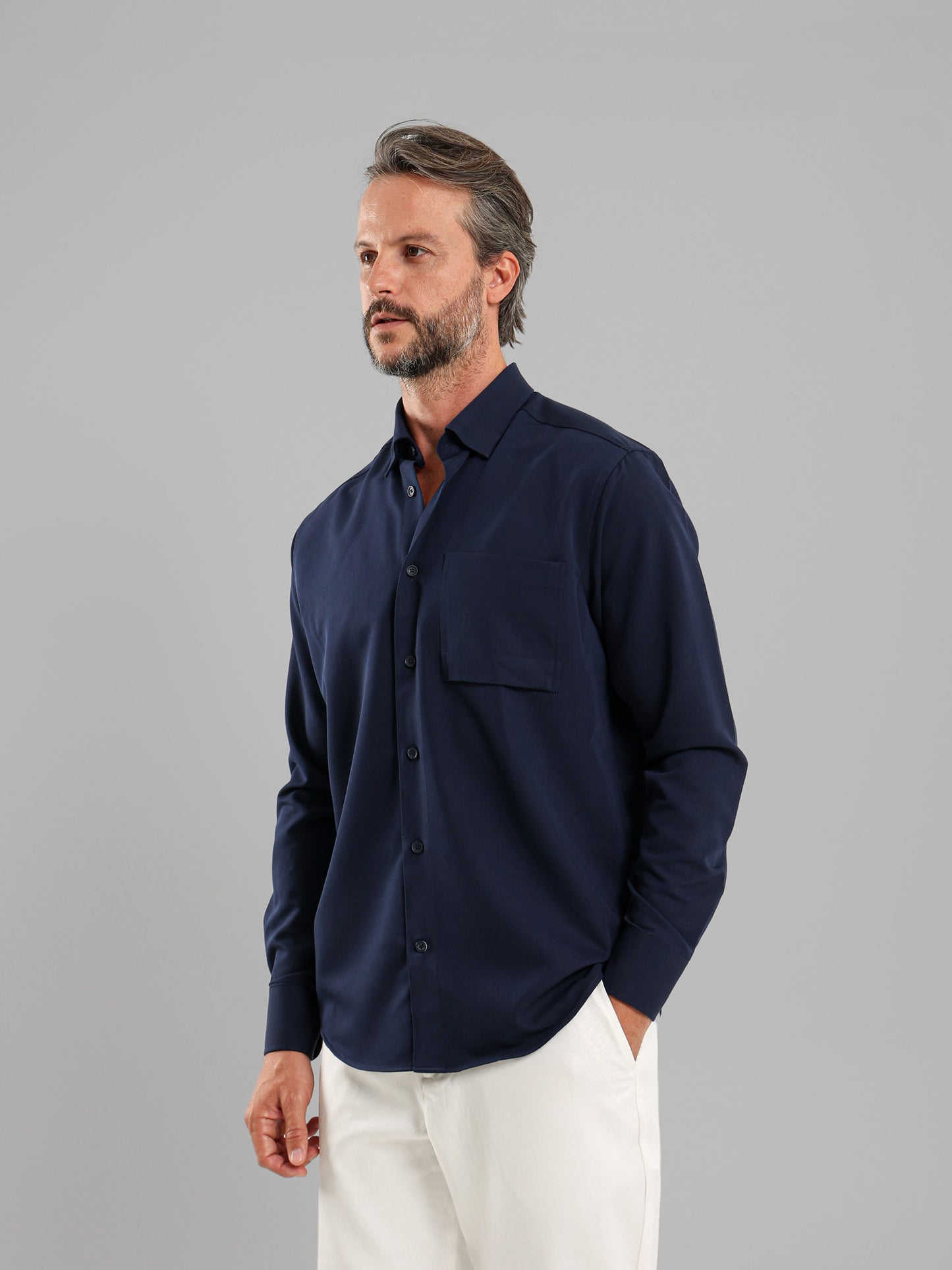 Kent Collar Shirt With Pockets