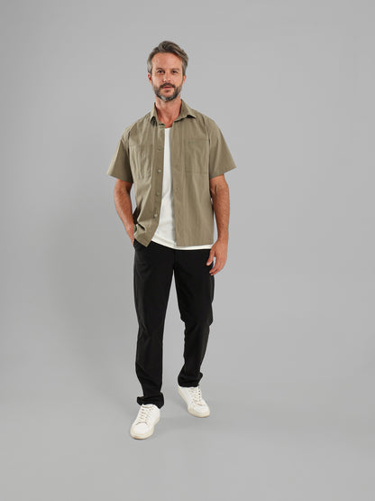 Kent Collar Short-Sleeve Shirt
