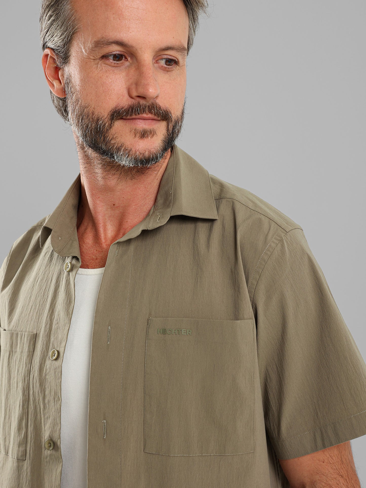 Kent Collar Short-Sleeve Shirt