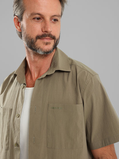 Kent Collar Short-Sleeve Shirt