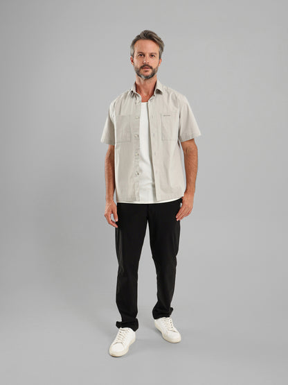 Kent Collar Short-Sleeve Shirt