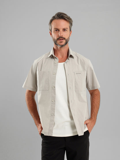 Kent Collar Short-Sleeve Shirt