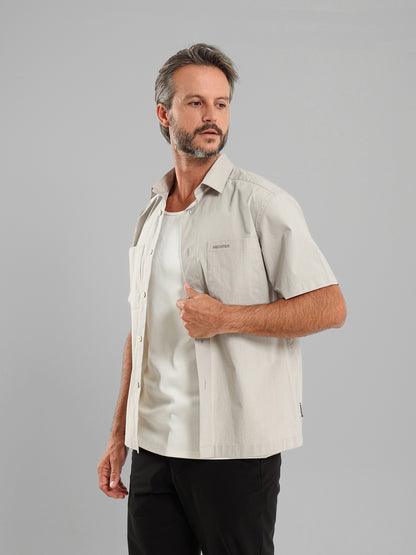 Kent Collar Short-Sleeve Shirt