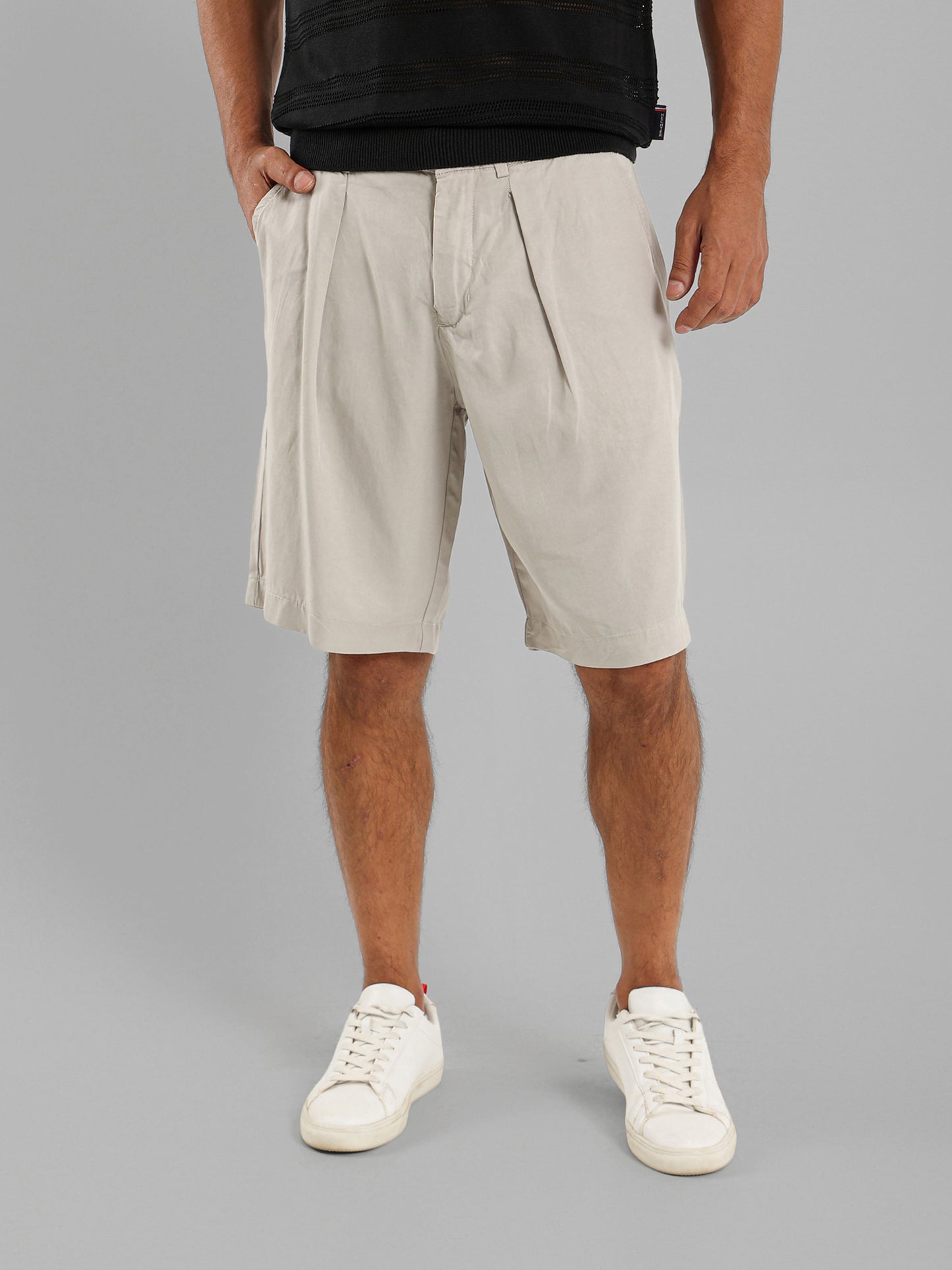 Pleated Shorts