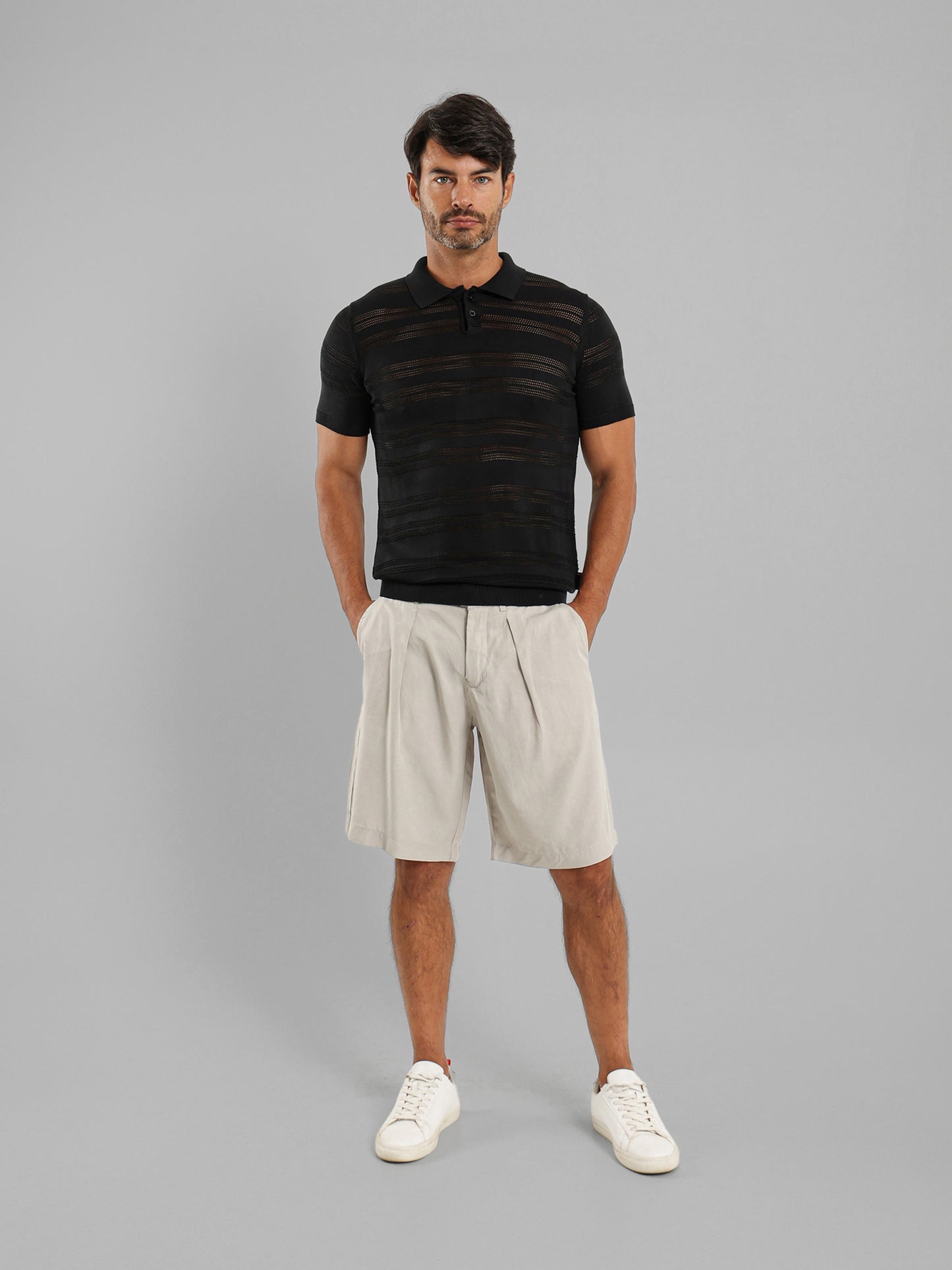Knitted Polo Shirt