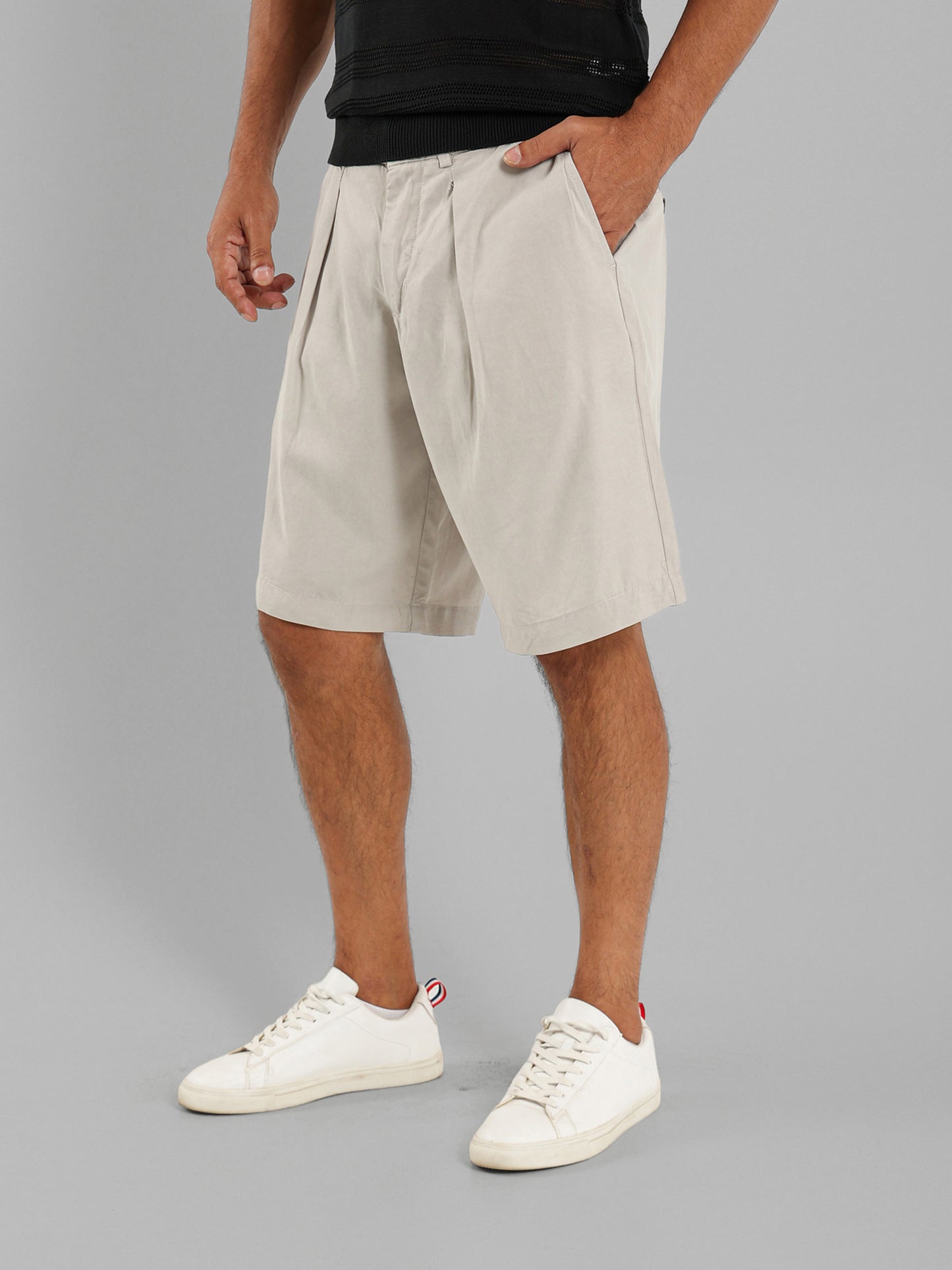 Pleated Shorts