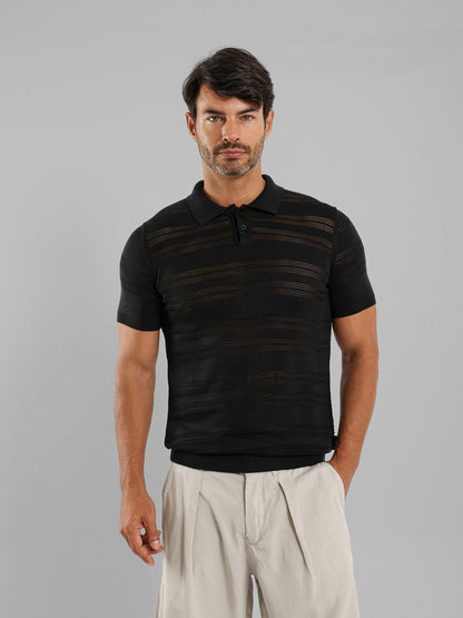 Knitted Polo Shirt