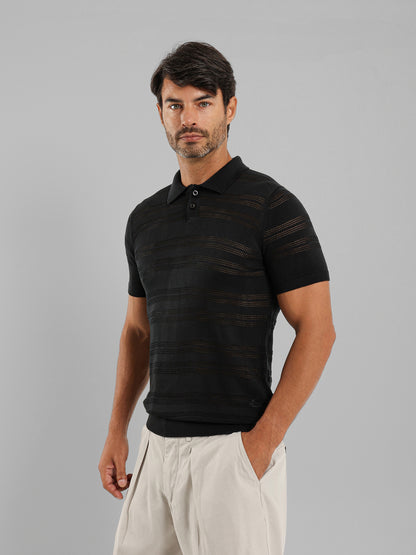 Knitted Polo Shirt