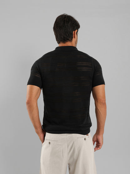 Knitted Polo Shirt