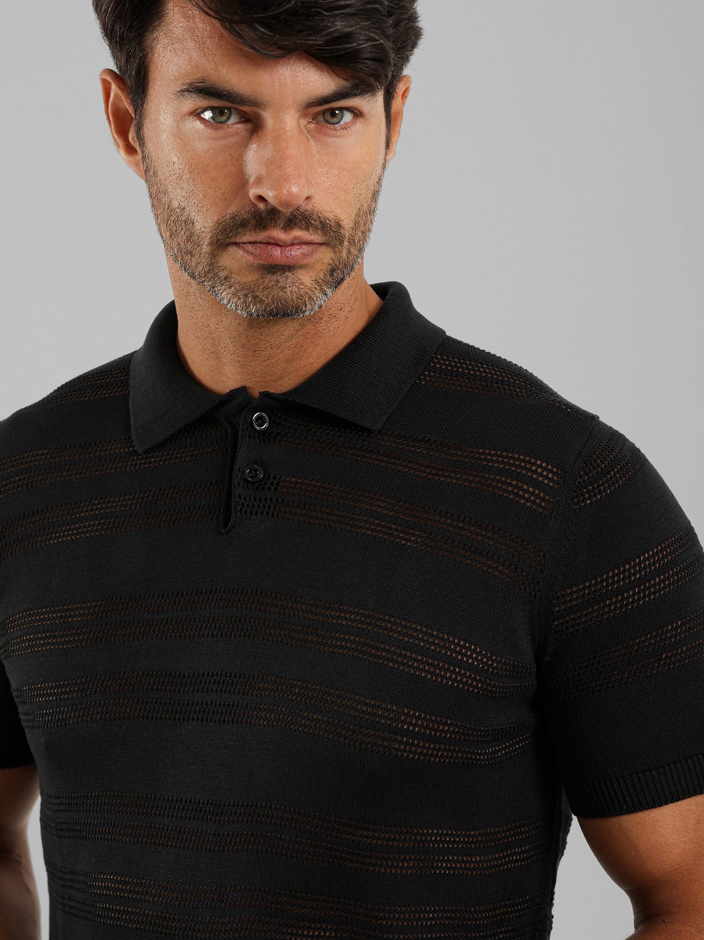Knitted Polo Shirt