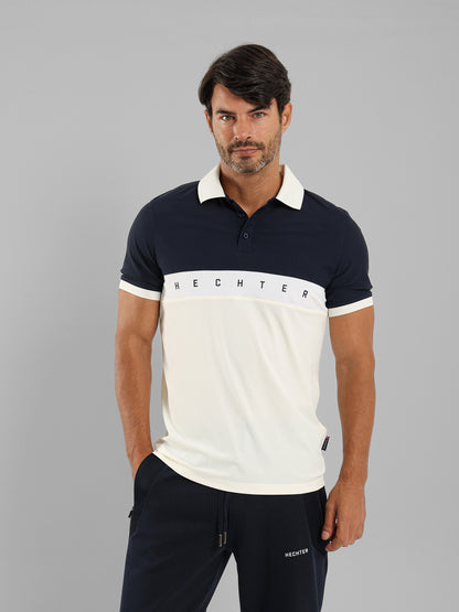 Button Placket Polo Shirt