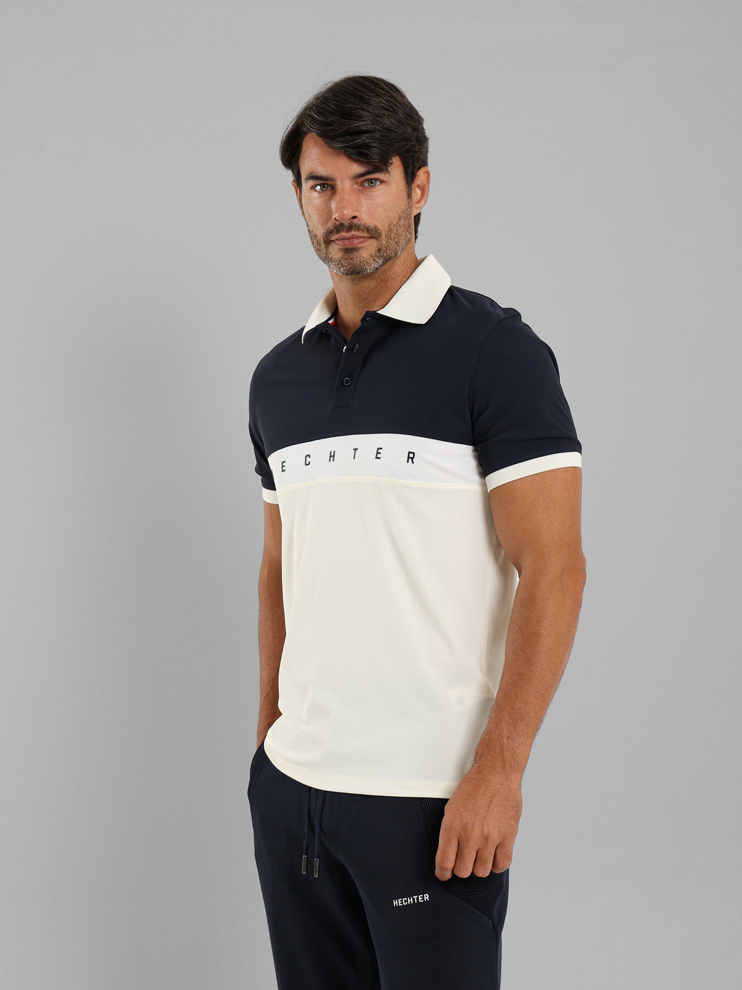 Button Placket Polo Shirt