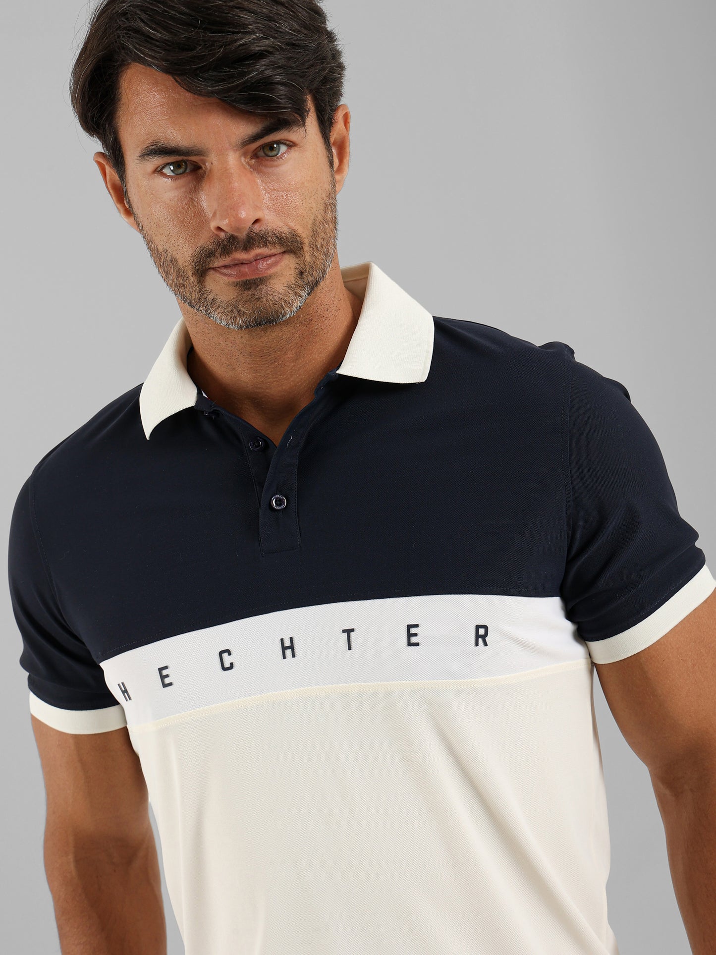 Button Placket Polo Shirt
