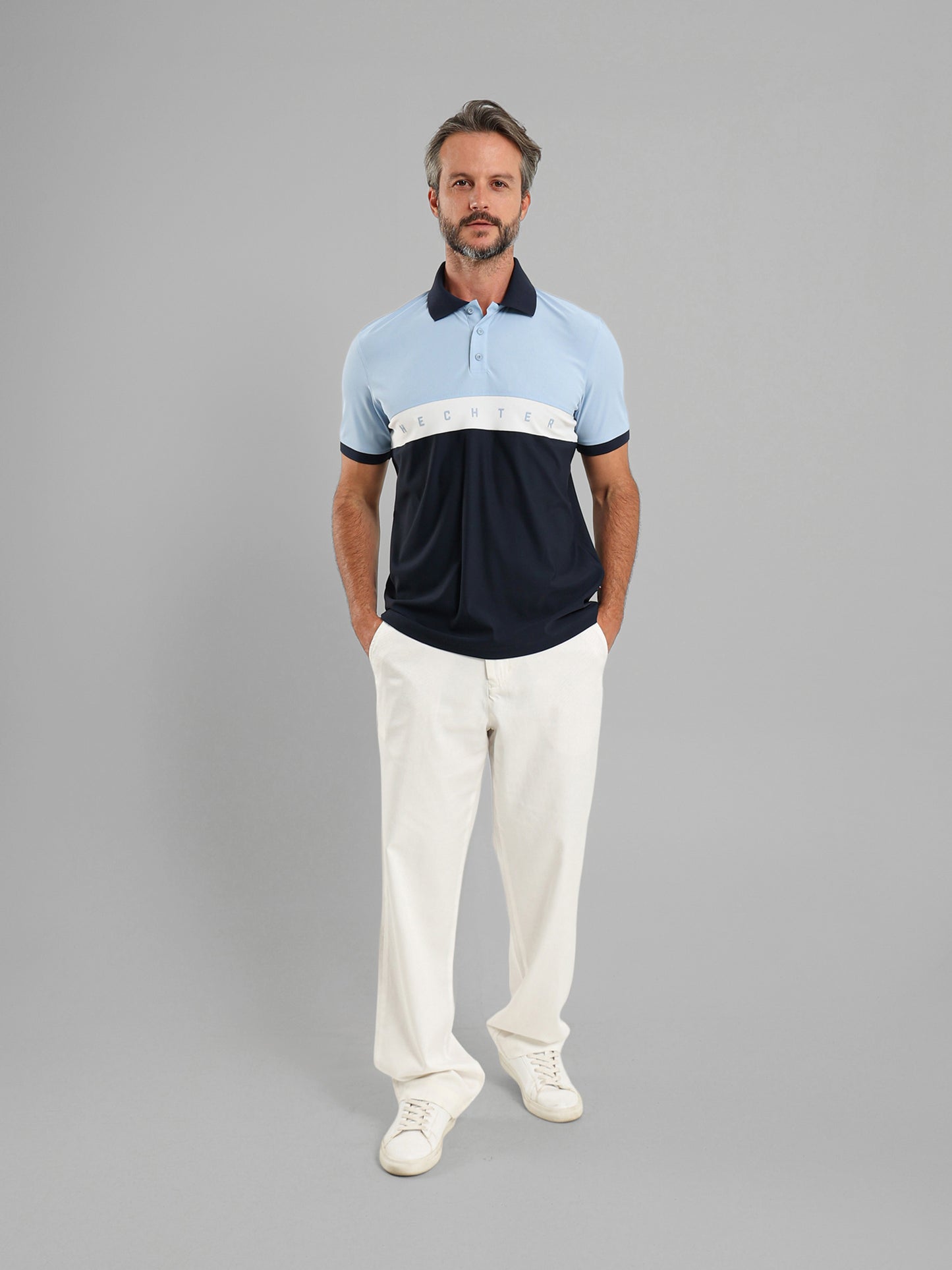 Button Placket Polo Shirt