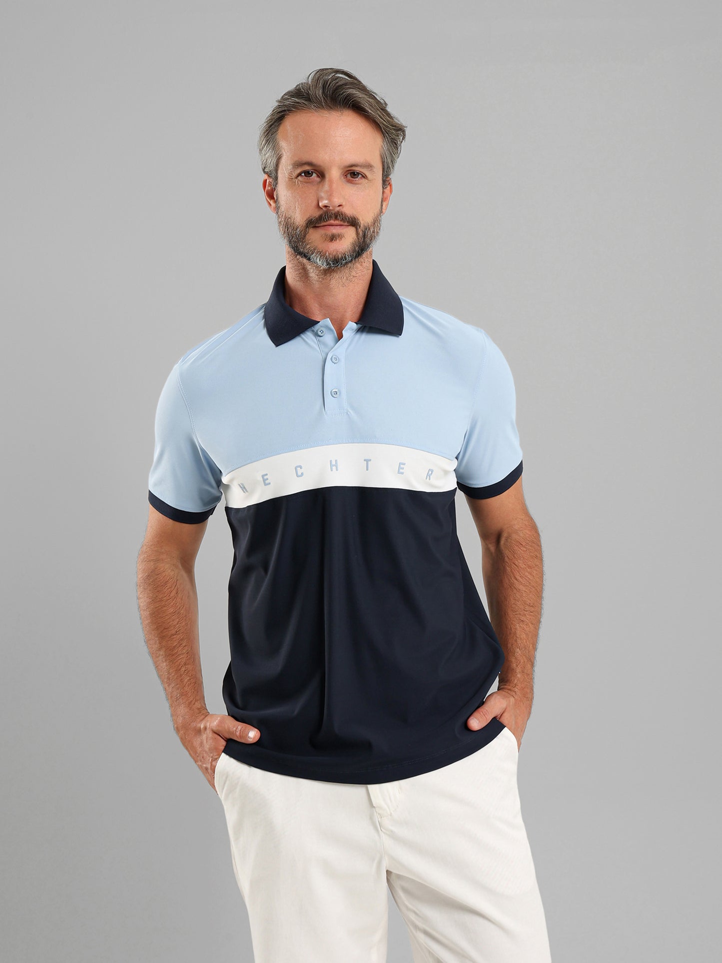 Button Placket Polo Shirt
