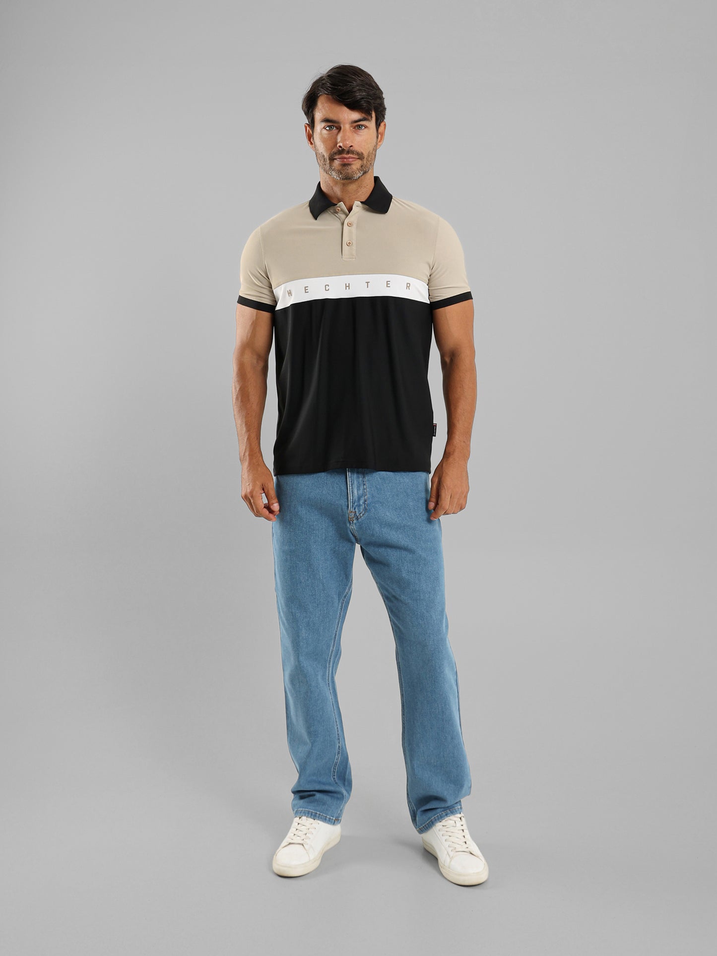 Button Placket Polo Shirt