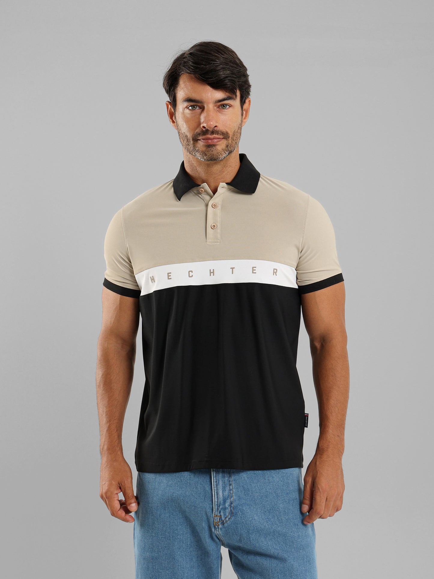 Button Placket Polo Shirt