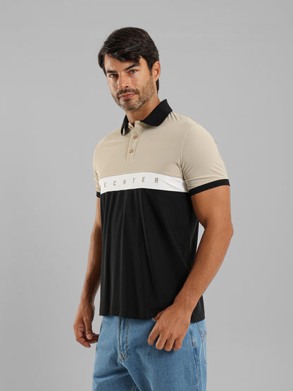 Button Placket Polo Shirt
