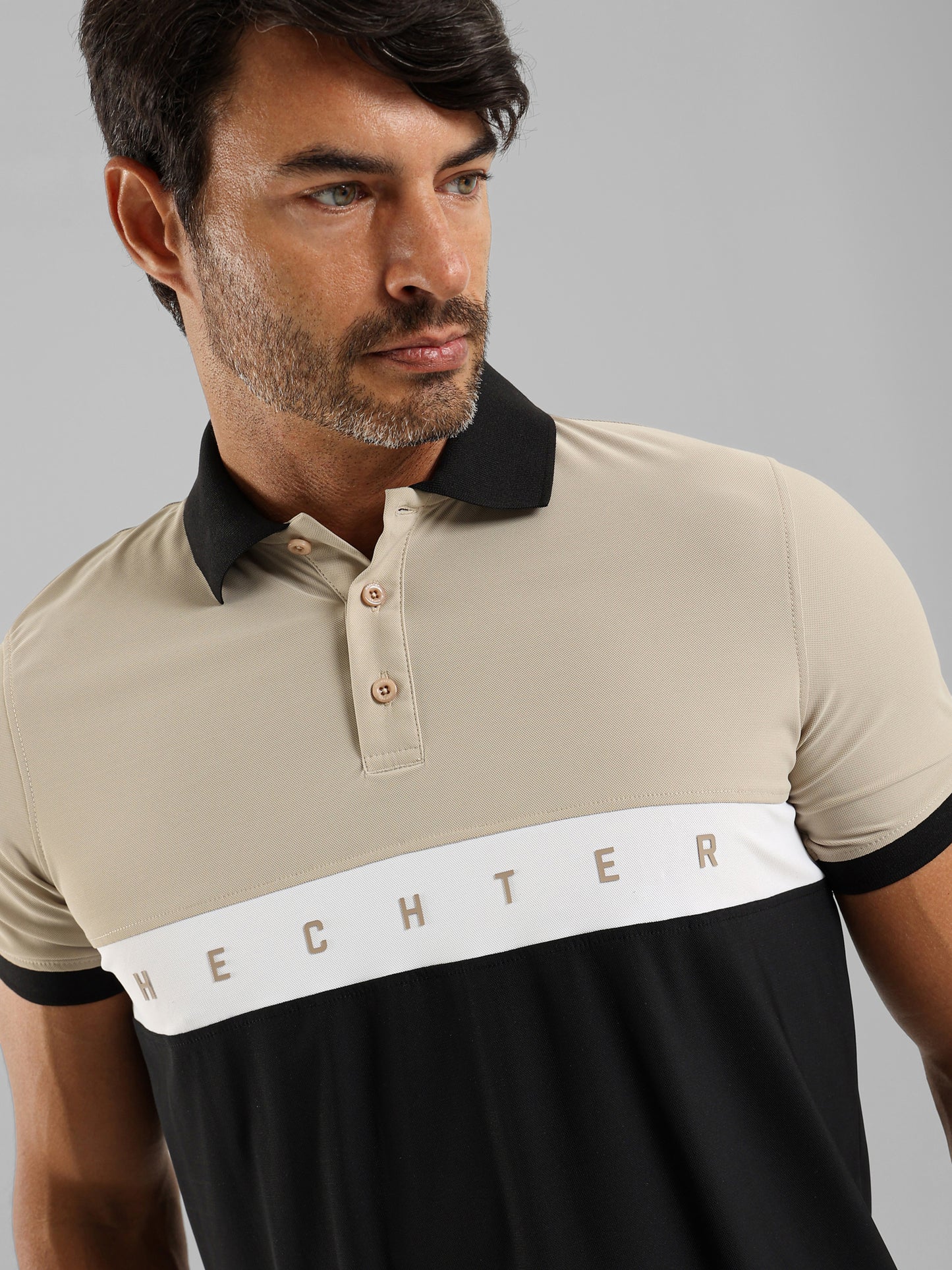 Button Placket Polo Shirt