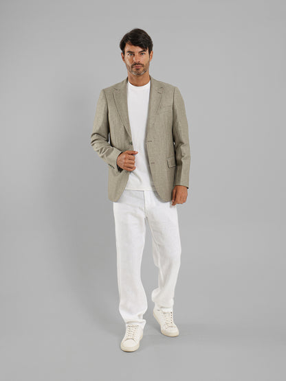 Flap Pocket Half-Lined Blazer