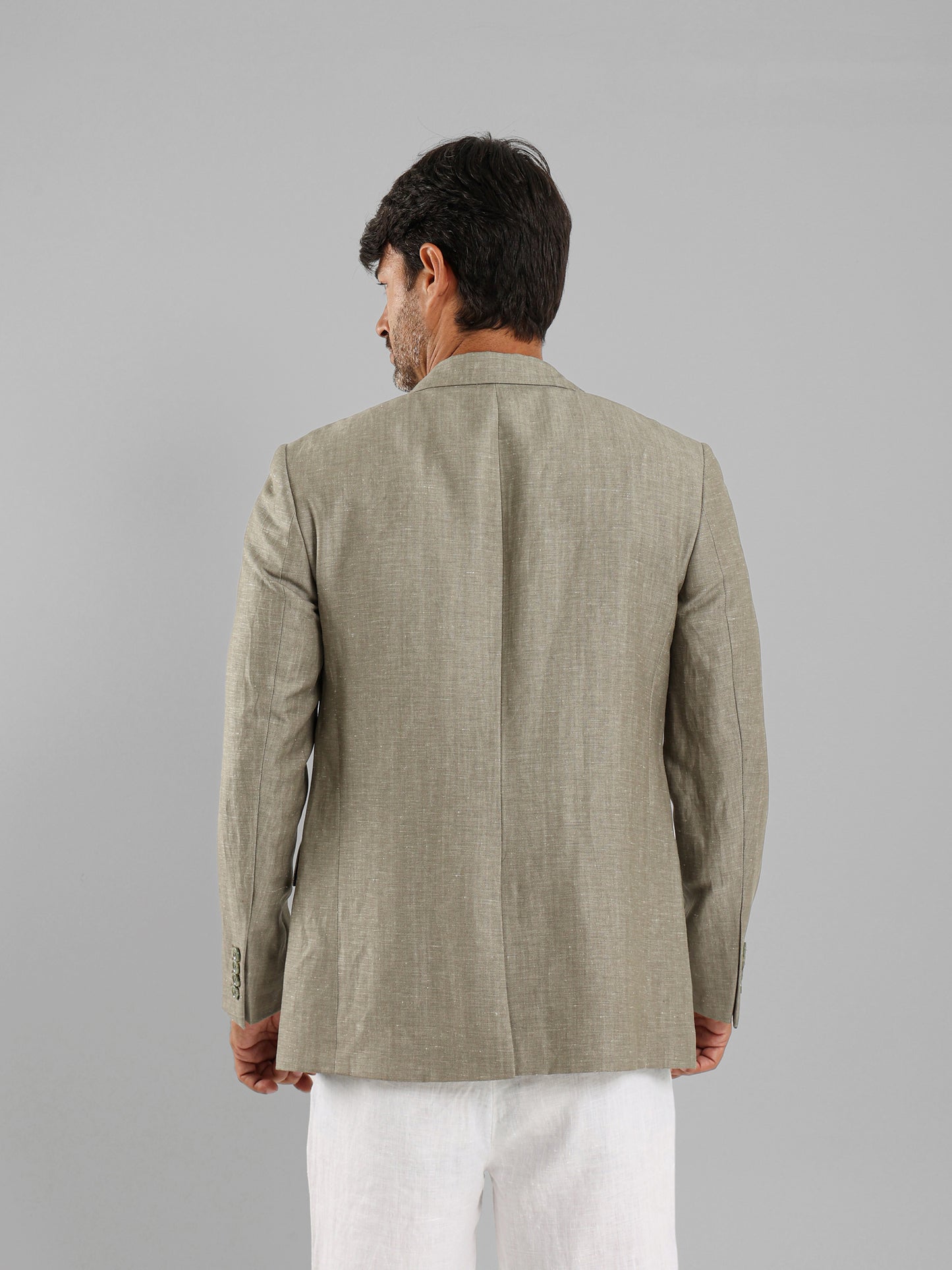 Flap Pocket Half-Lined Blazer