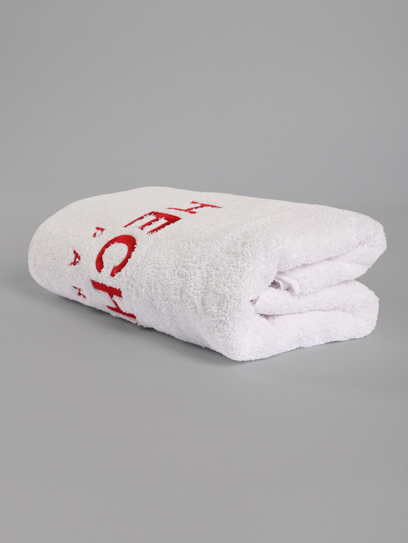 Towel with Embroidered Logo