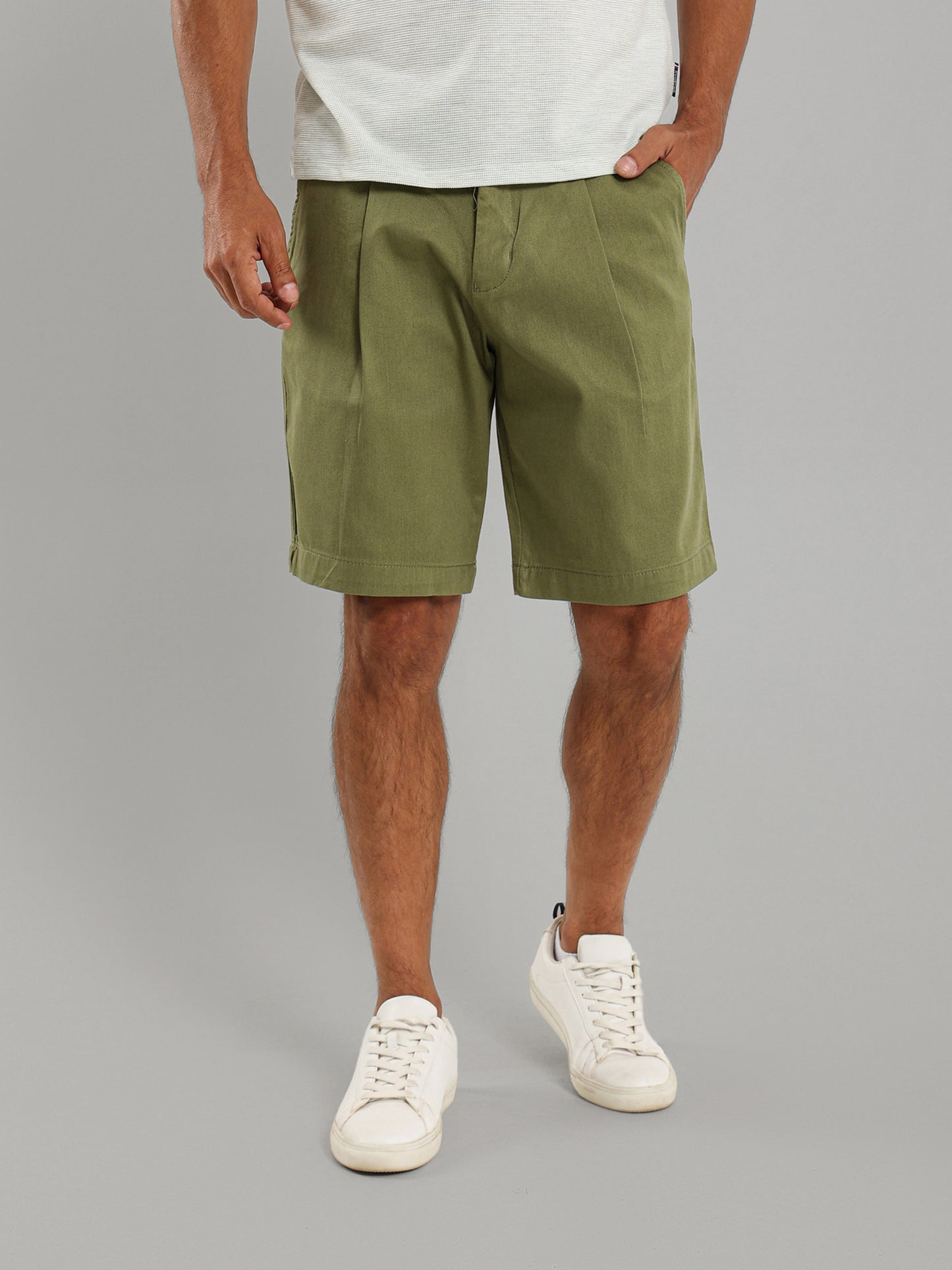Pleated Shorts