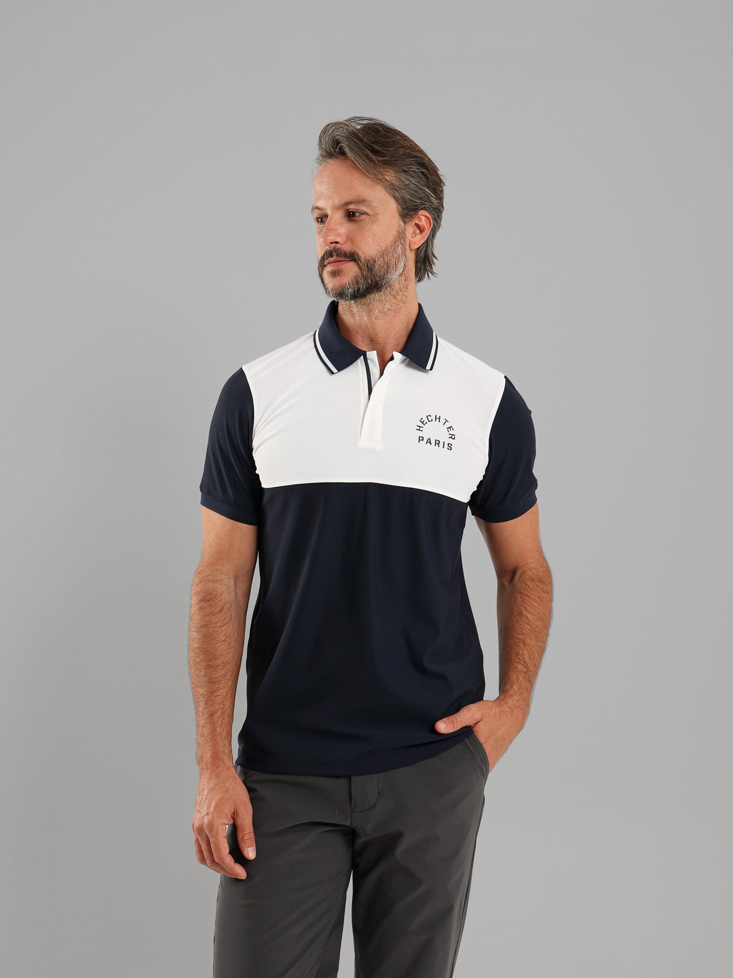 Zip Placket Polo