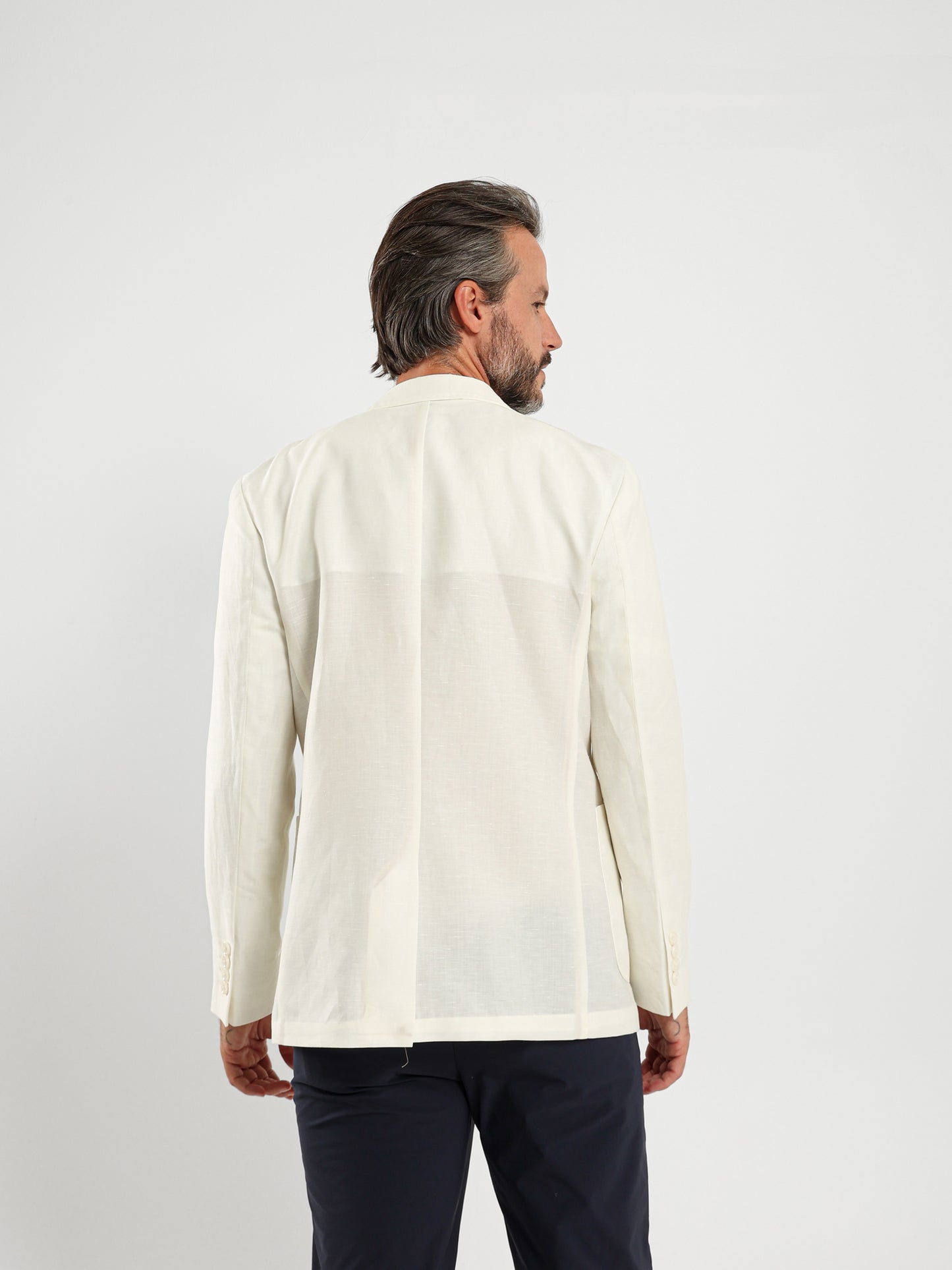 Flap Pocket Half-Lined Blazer