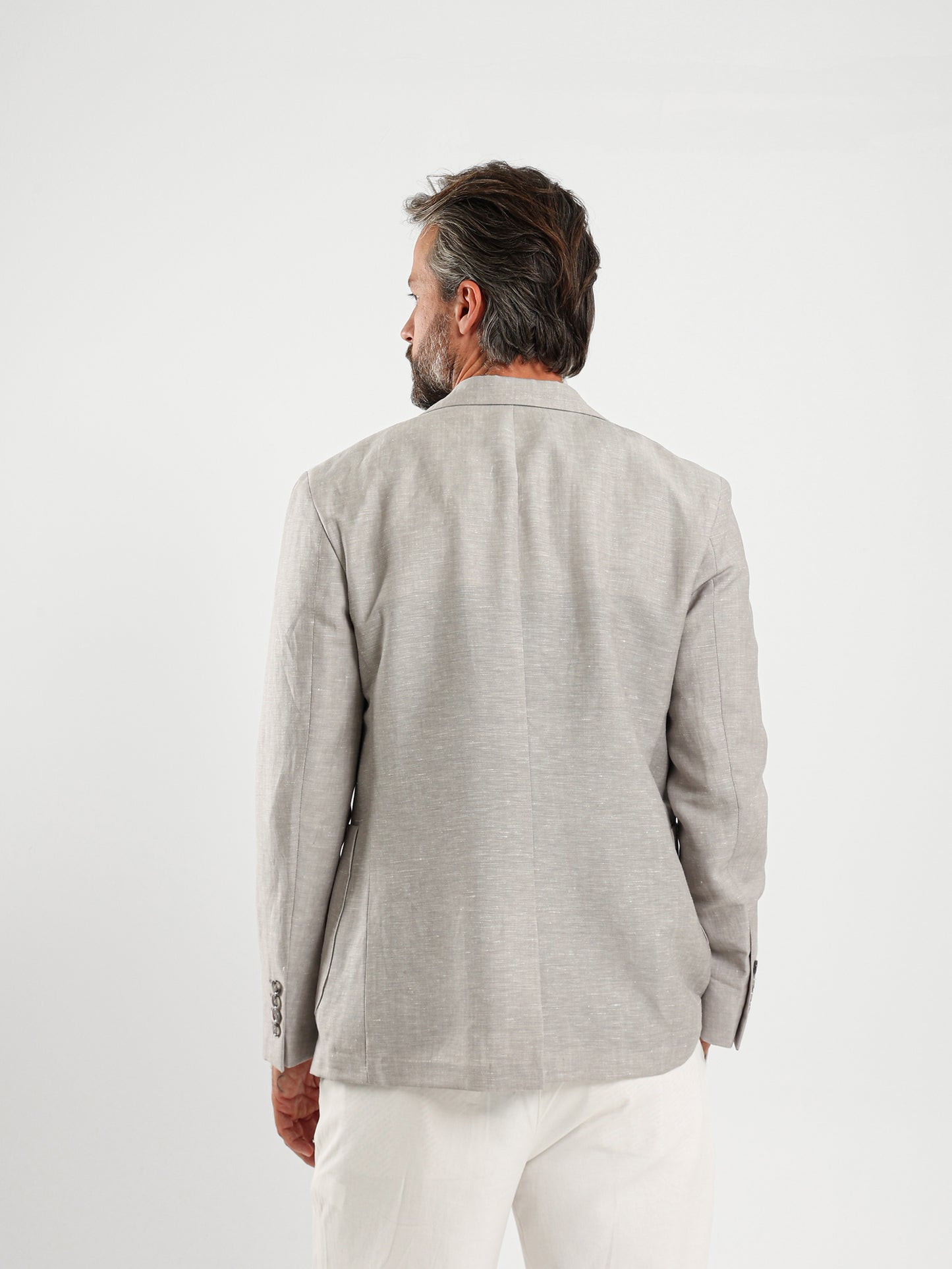 Flap Pocket Half-Lined Blazer