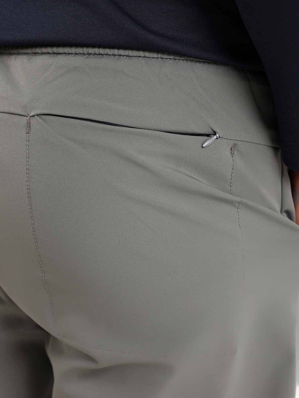 Pants with Zipped Back Pocket