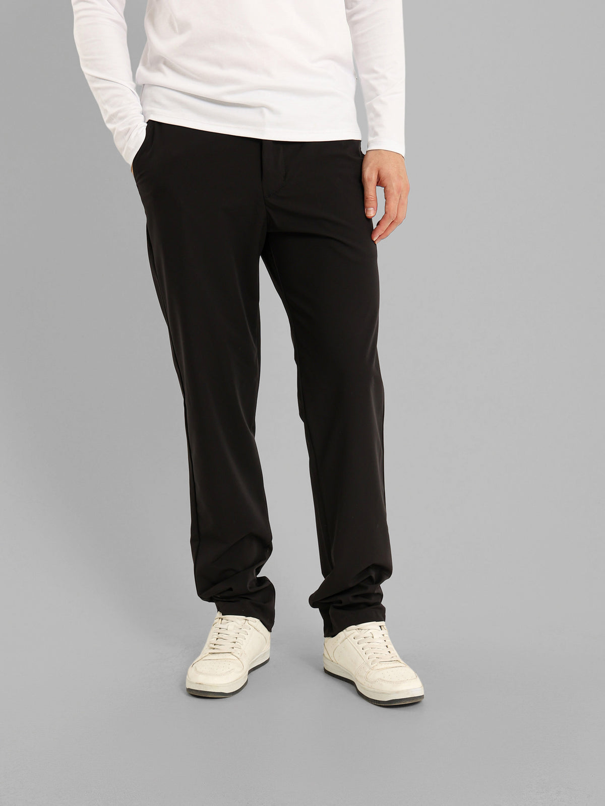 Pants with Zipped Back Pocket