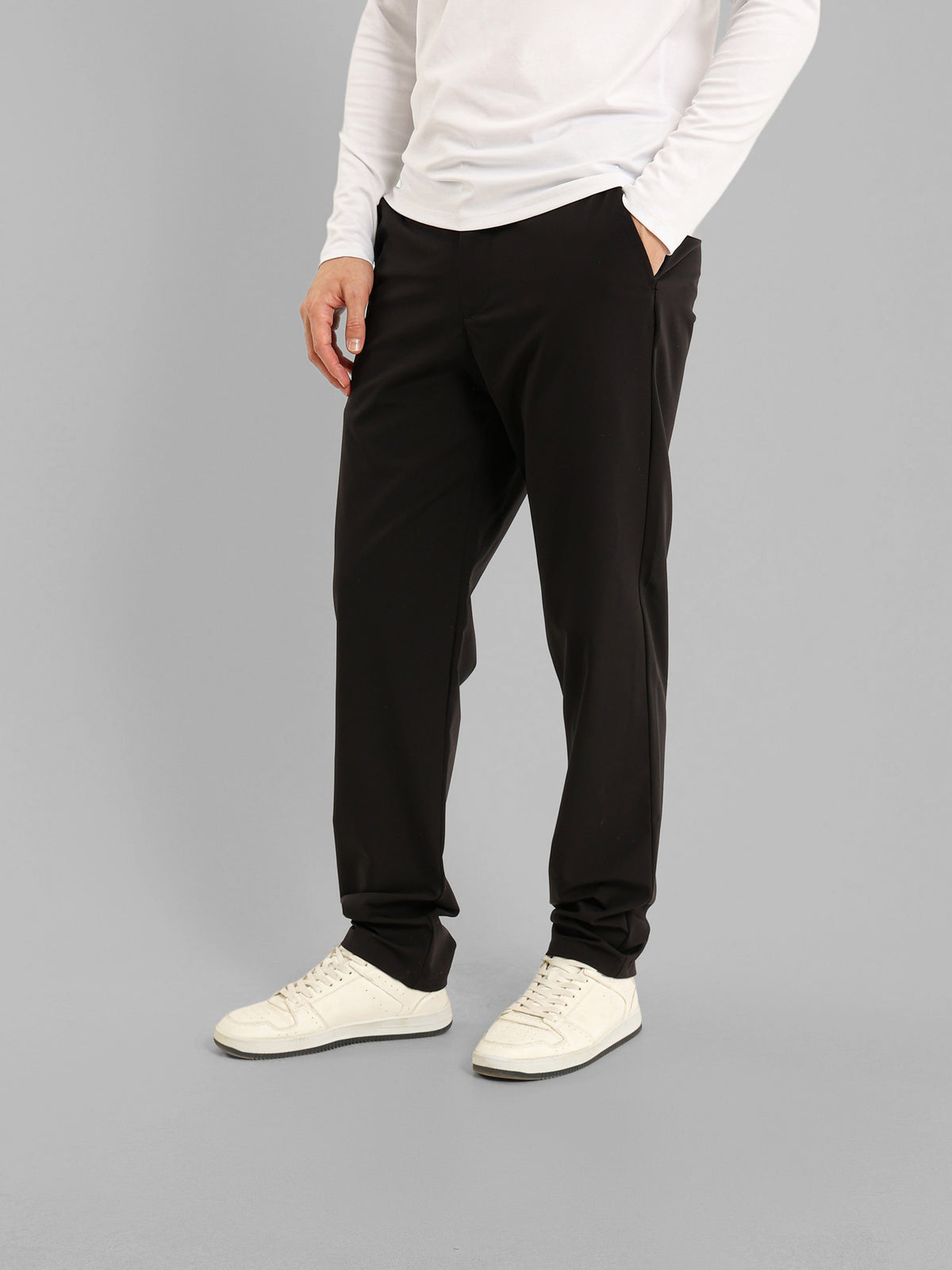Pants with Zipped Back Pocket