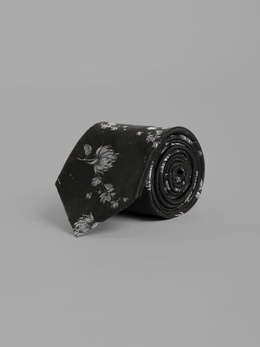 Printed Microfiber Tie