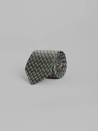 Printed Microfiber Tie
