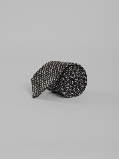 Printed Microfiber Tie