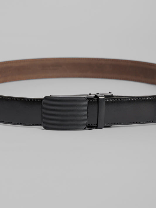 Semi Dressed Solid Leather Belt