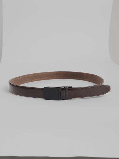 Semi Dressed Solid Leather Belt