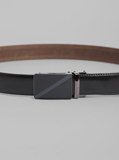 Semi Dressed Solid Leather Belt