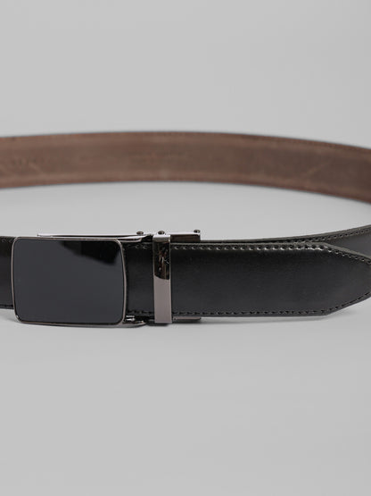Semi Dressed Solid Leather Belt