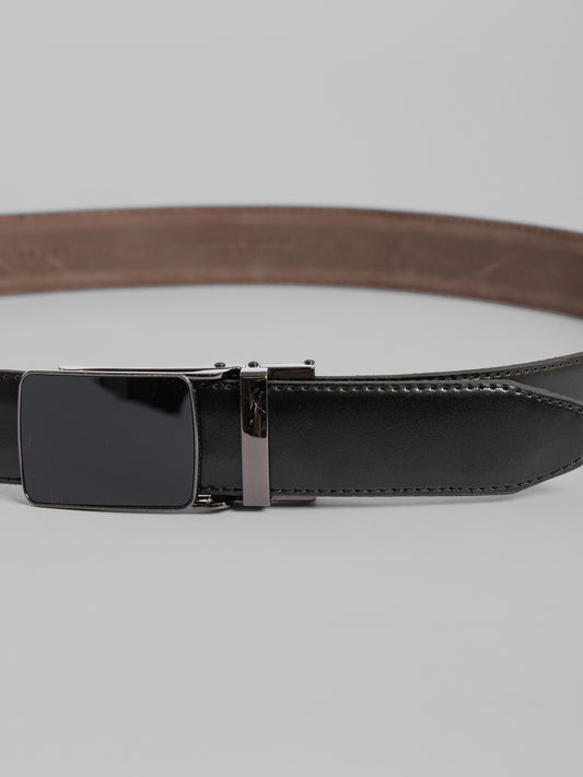 Semi Dressed Solid Leather Belt