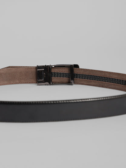 Semi Dressed Solid Leather Belt