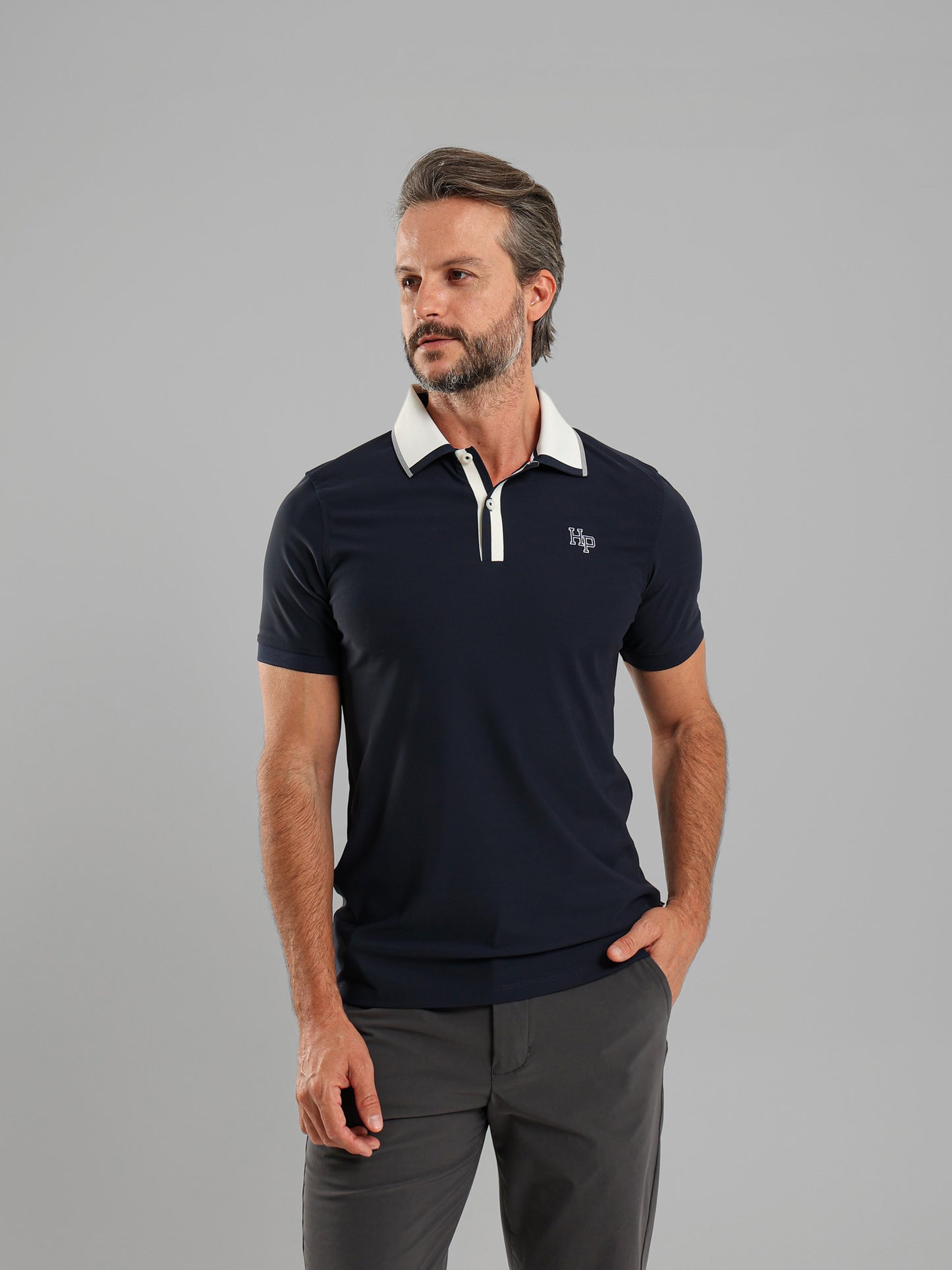Solid Short-Sleeve Polo