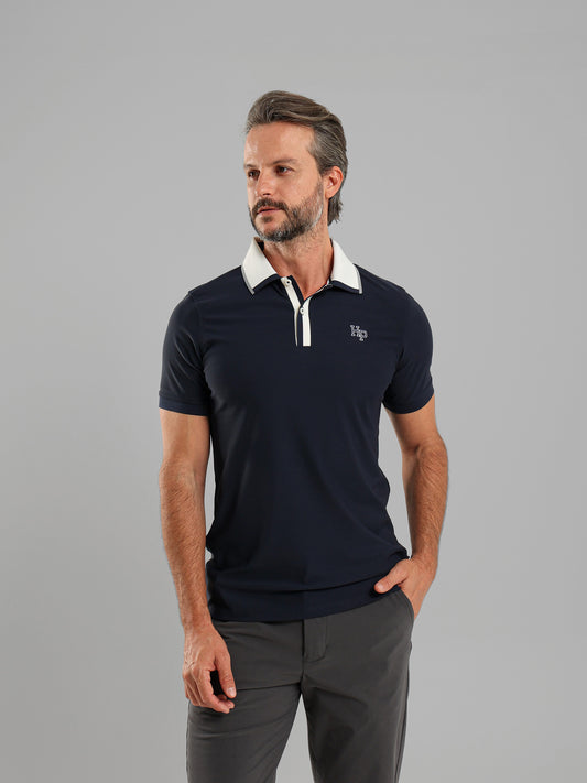 Solid Short-Sleeve Polo