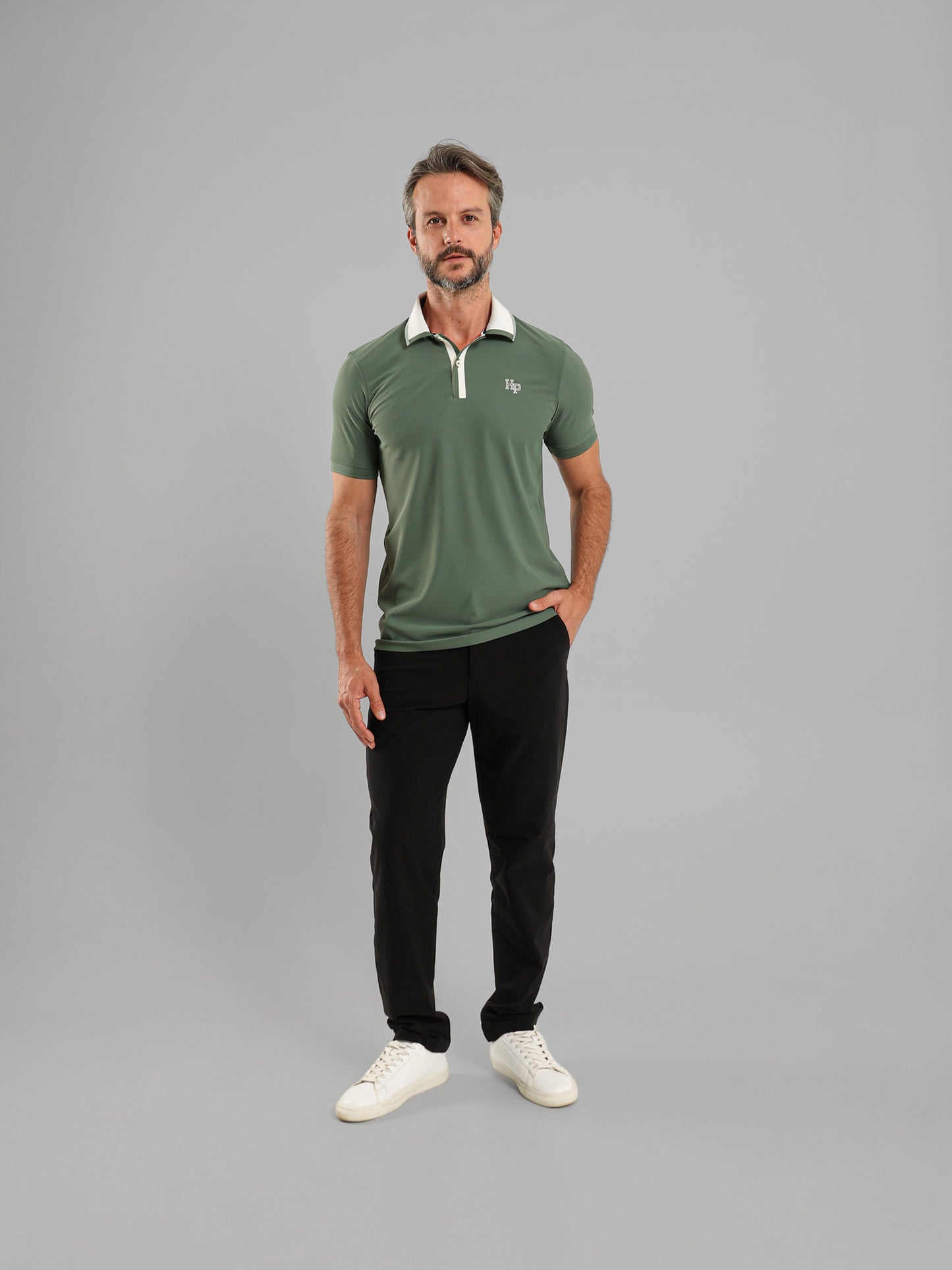 Solid Short-Sleeve Polo
