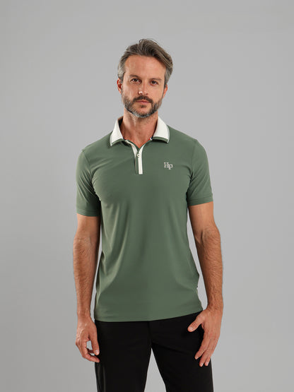 Solid Short-Sleeve Polo