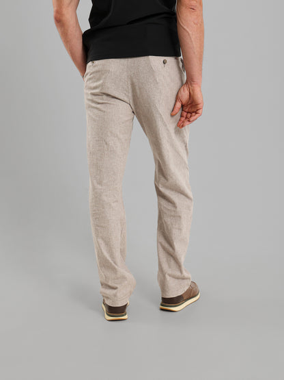 Relaxed Fit Trousers with Double Button Closure