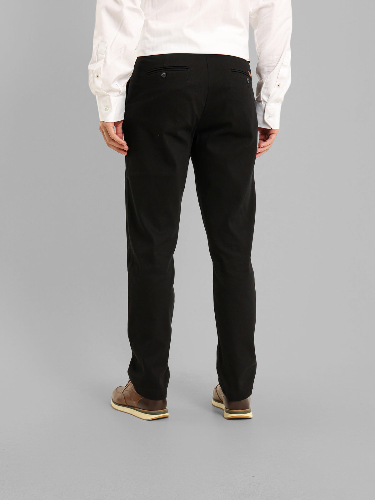 Basic Casual Pique Flat Pocket Pants