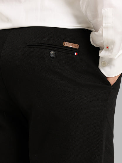 Basic Casual Pique Flat Pocket Pants