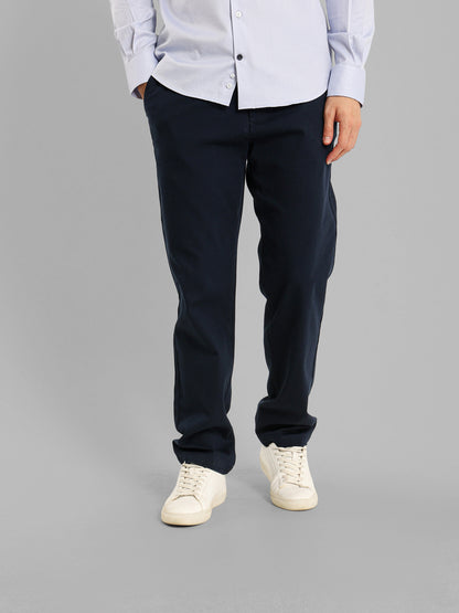 Basic Casual Pique Flat Pocket Pants